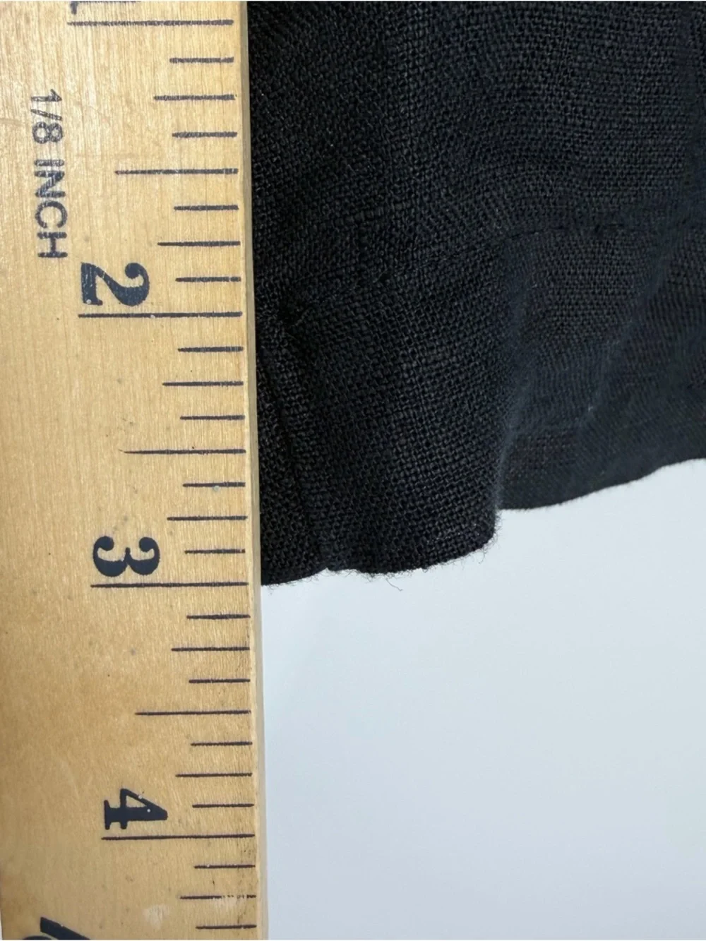 J CREW‎ sz XS Pull-On Black Linen Shorts BH823 Elastic Waist Pockets Preppy